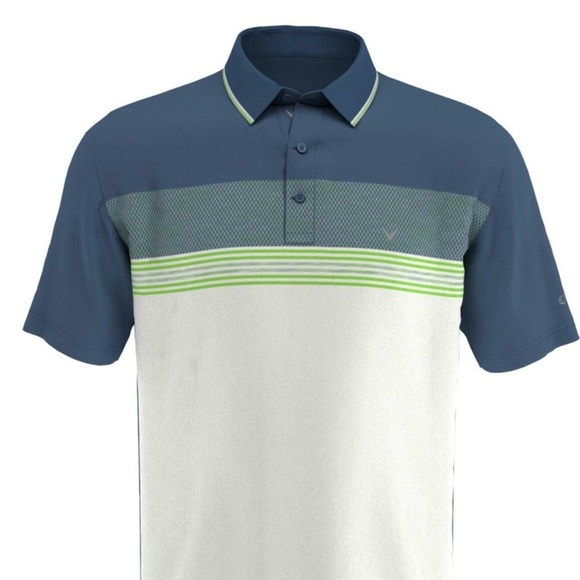 Callaway Other - 🏌️‍♂️ Callaway Swing Tech Golf Polo - Size L (NWT) | Real Teal & White